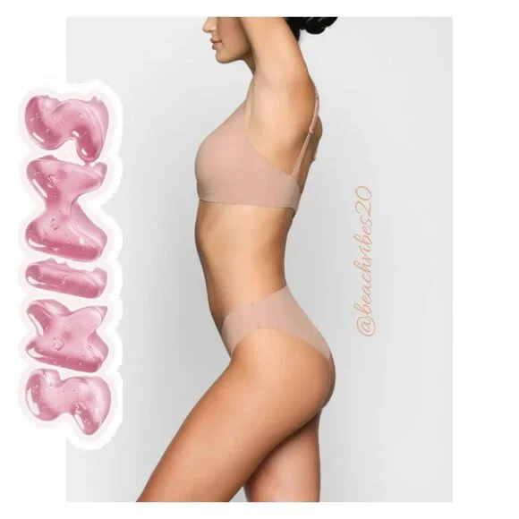 SKIMS Naked Plunge Bralette M-DD Clay NWT - Picture 2 of 6